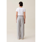 Claudie Pierlot - Light Gray Knit Wide Leg Pants