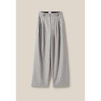 Claudie Pierlot - Light Gray Knit Wide Leg Pants