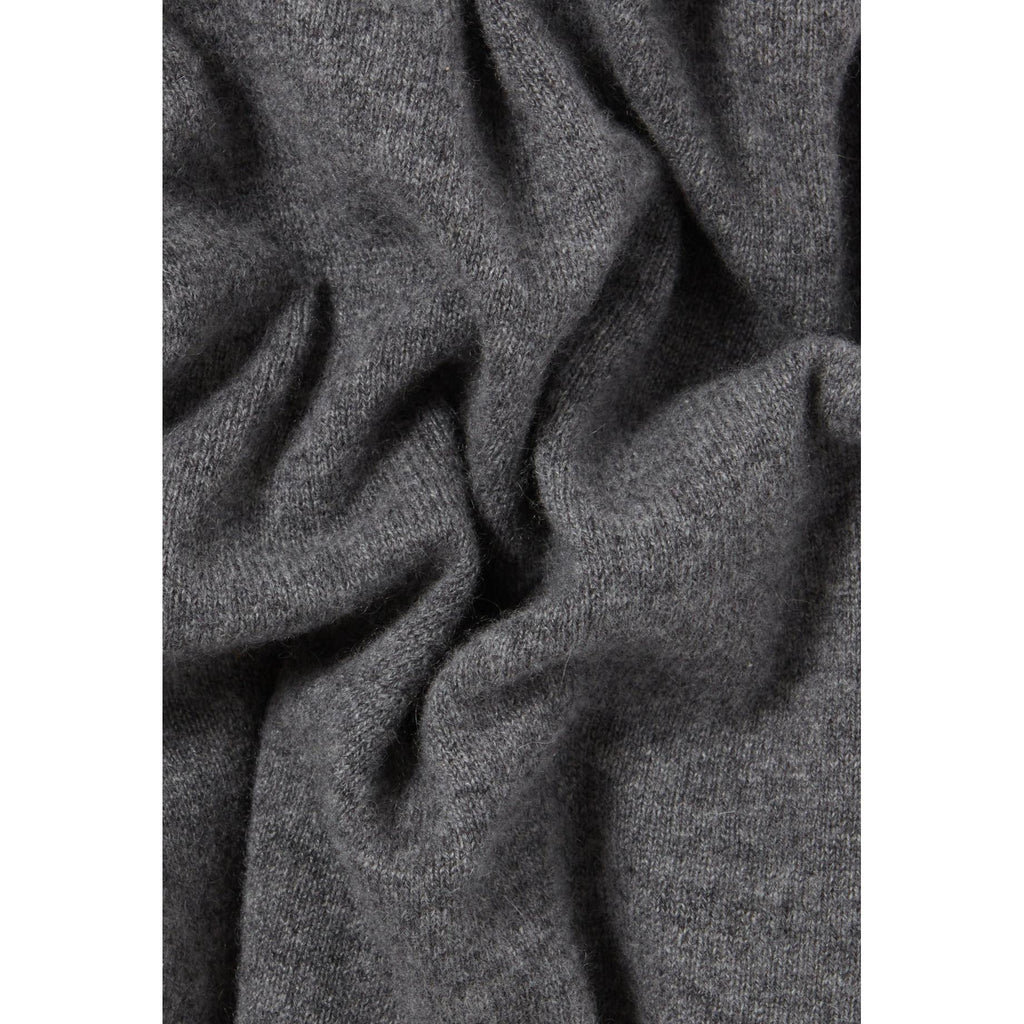 Grey Fluid Cashmere Trousers