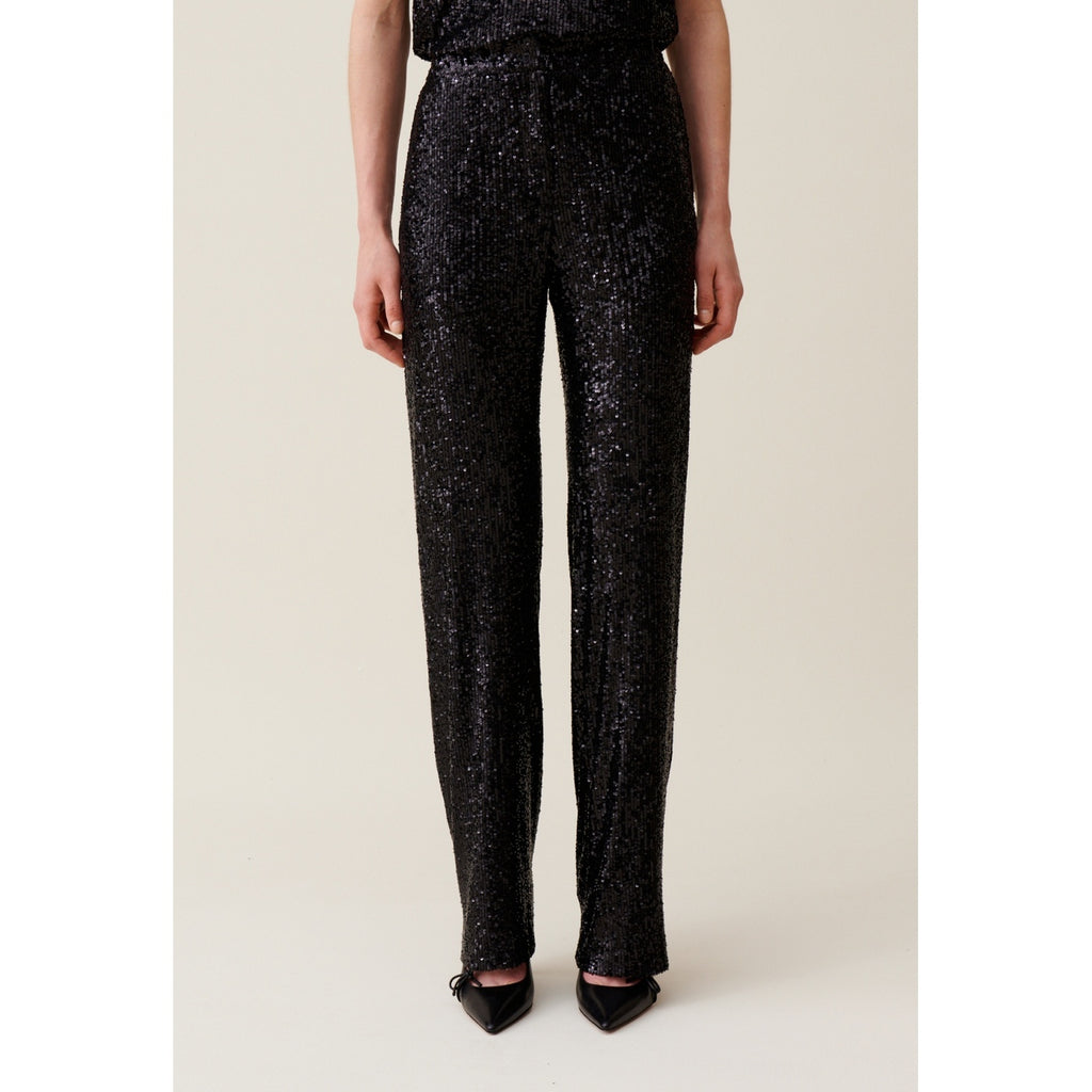 Pantalon Paillette Noir