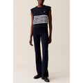 Pantalon Maille Marine