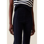 Navy Knit Trousers