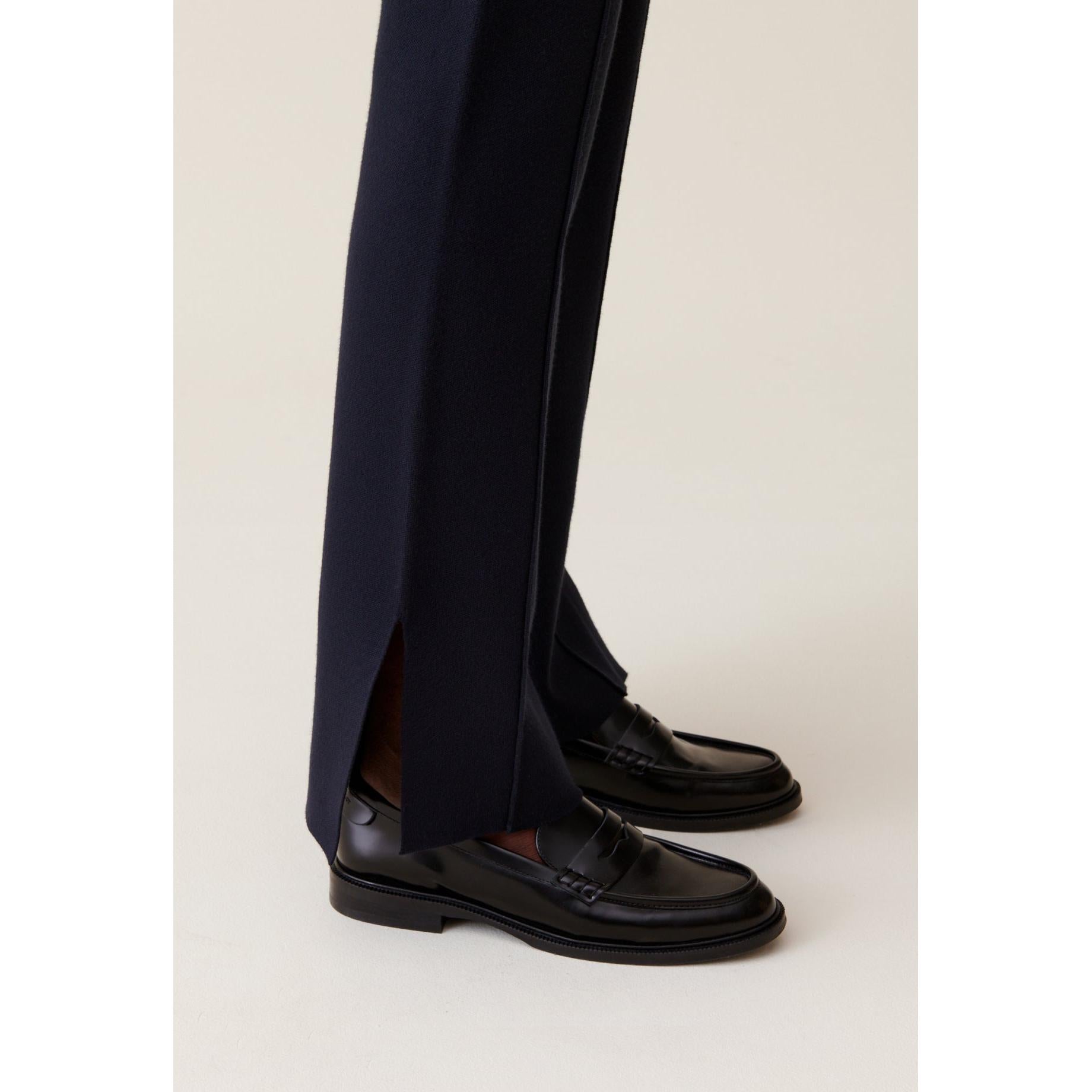 Pantalon Maille Marine