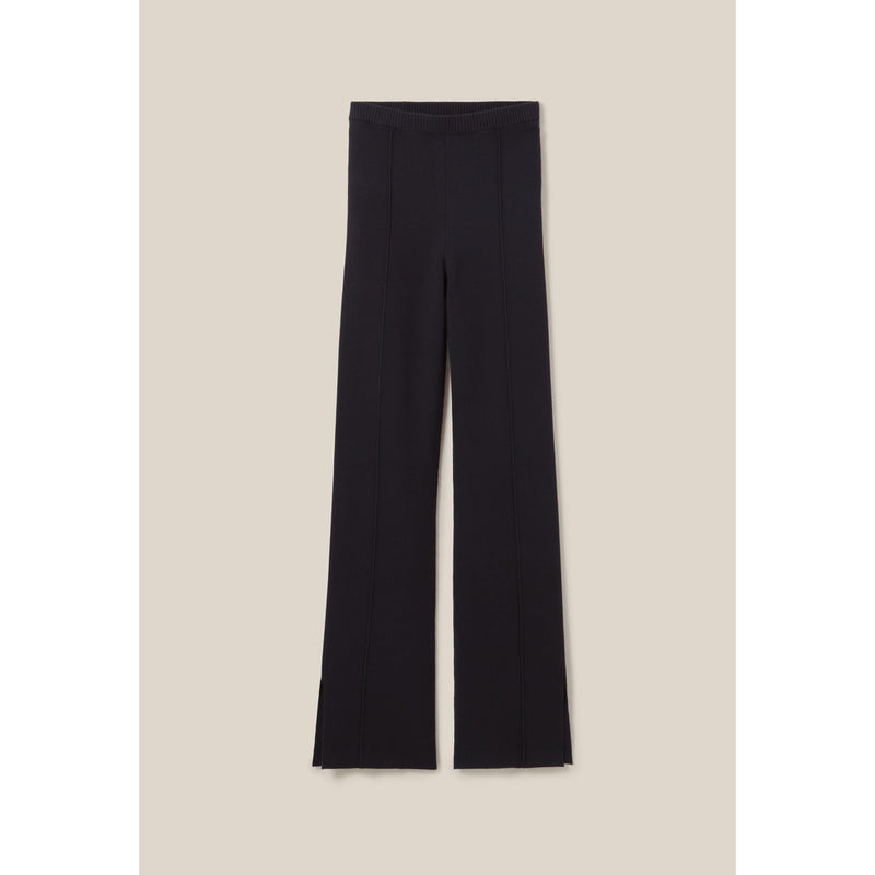 Navy Knit Trousers