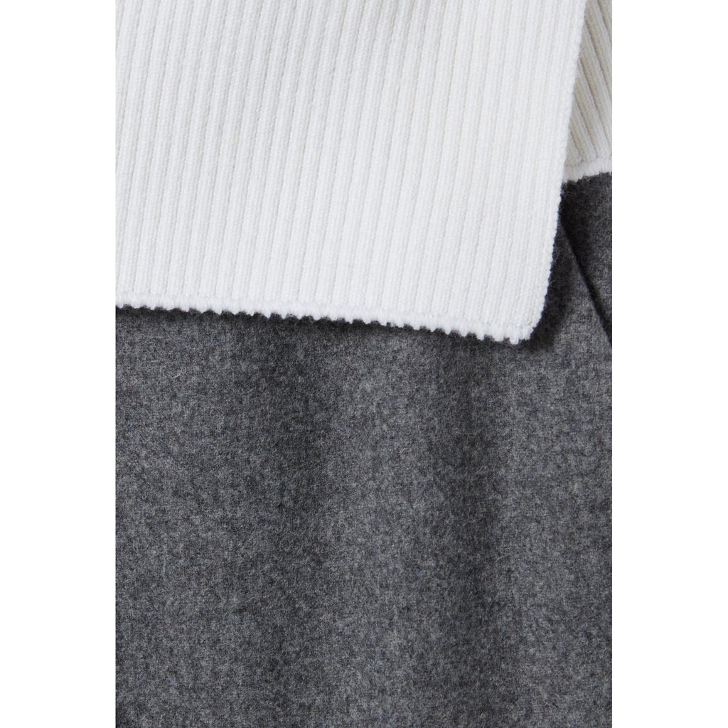 Pantalon Droit Ceinture Contrastée