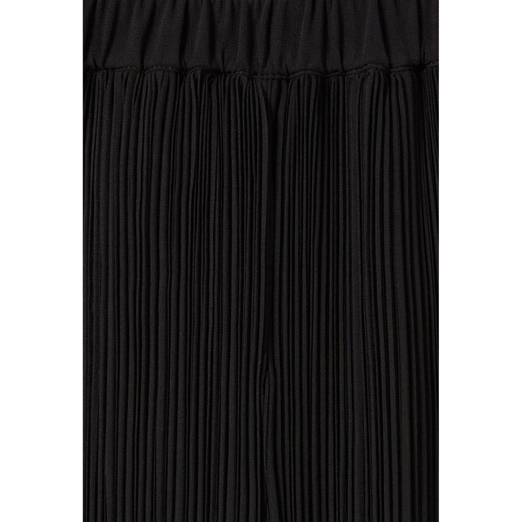 Claudie Pierlot - Pantalon Fluide Plissé Volanté