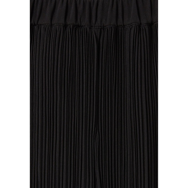 Fluid Pleated Ruffled Trousers