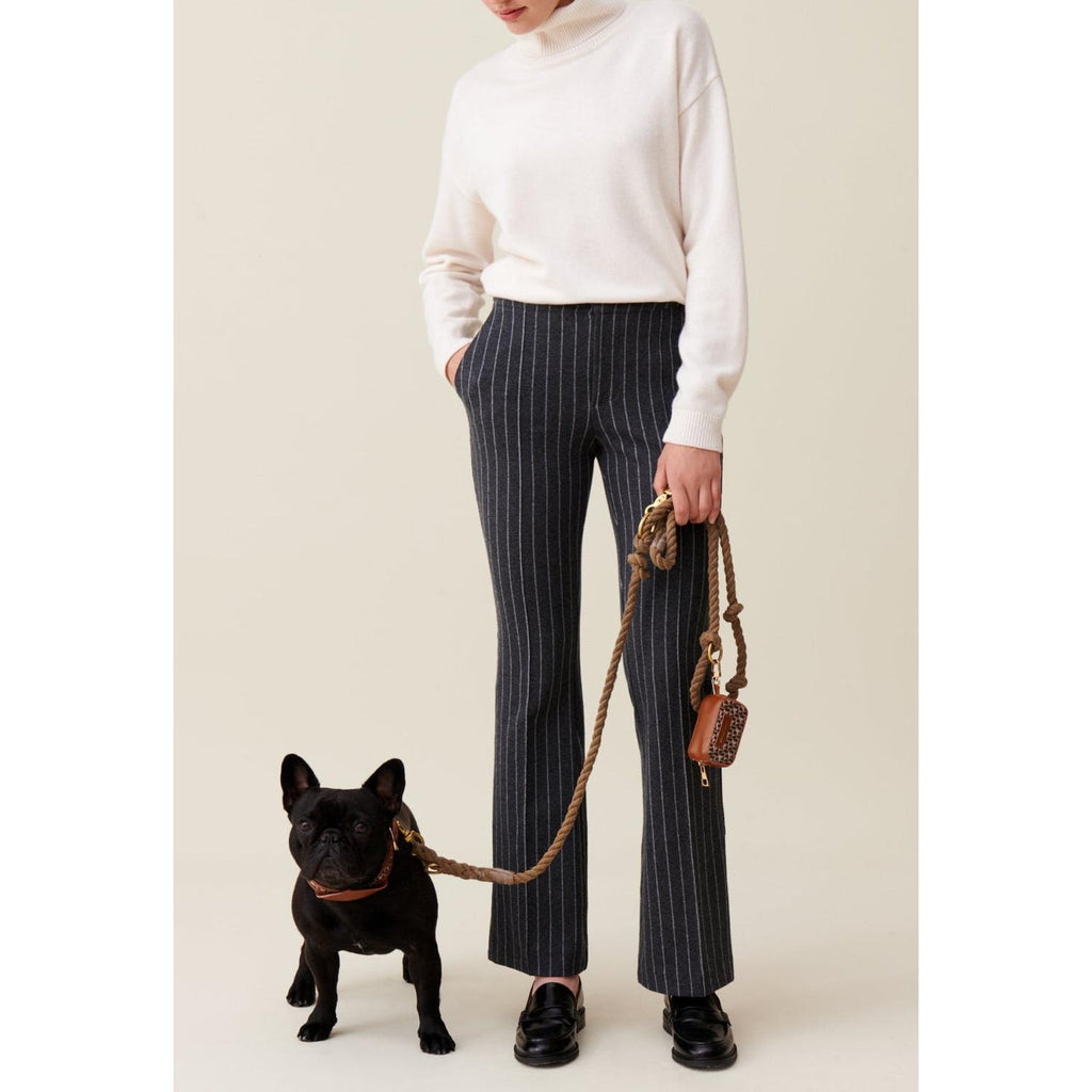 Pantalon Flare À Rayures