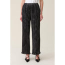 Claudie Pierlot - Pantalon Fluide Plissé Argenté