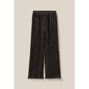 Claudie Pierlot - Pantalon Fluide Plissé Argenté