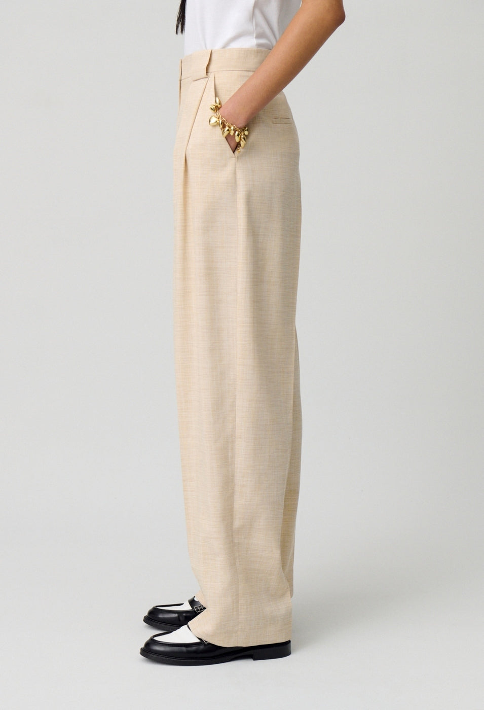 Pantalón Peggy Beige Claro