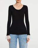 Claudie Pierlot - Midwest jumper - Negro