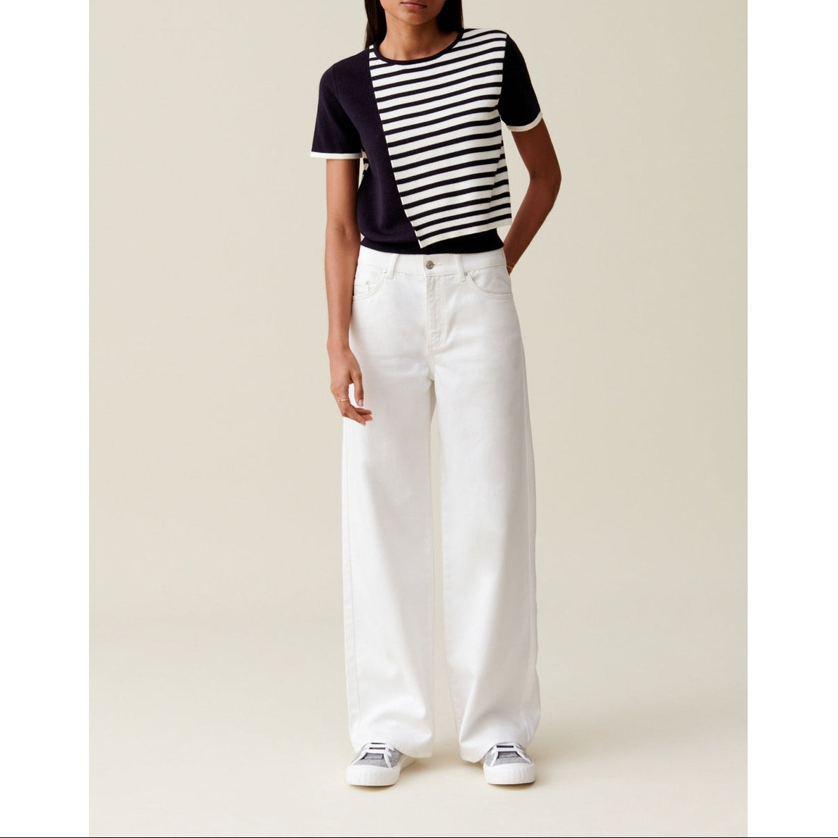 Monacourtmariniere Two-Tone Jumper