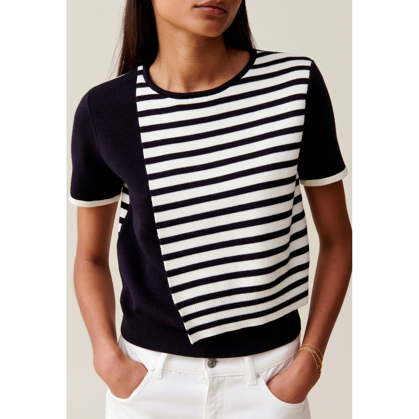 Monacourtmariniere Two-Tone Jumper