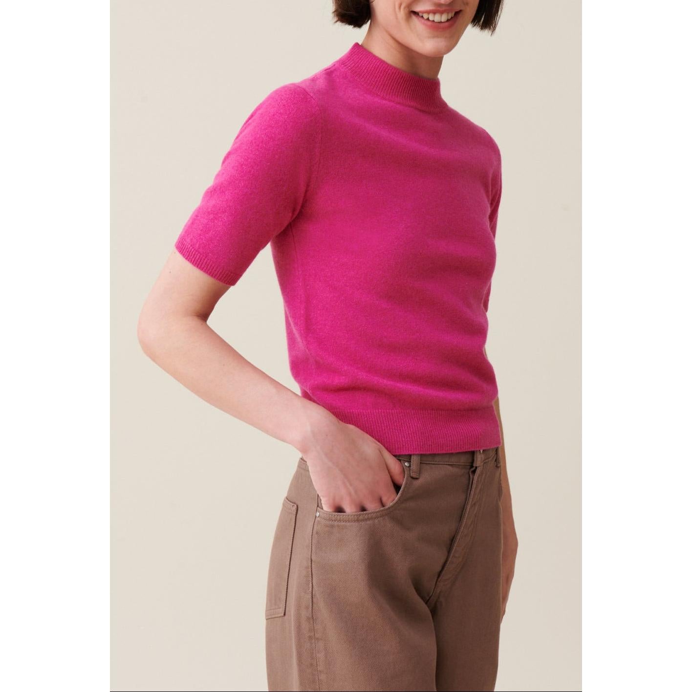 Jersey de lana con cuello alto
