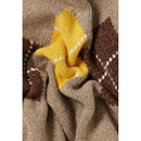 Pull Oversized Col Cheminée Motifs