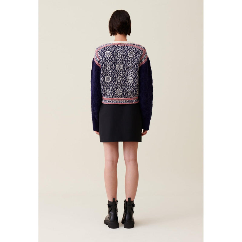 Pull Maille Motifs Col Rond