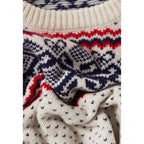 Jersey De Punto Con Estampado Y Cuello Redondo
