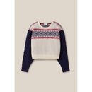 Pull Maille Motifs Col Rond