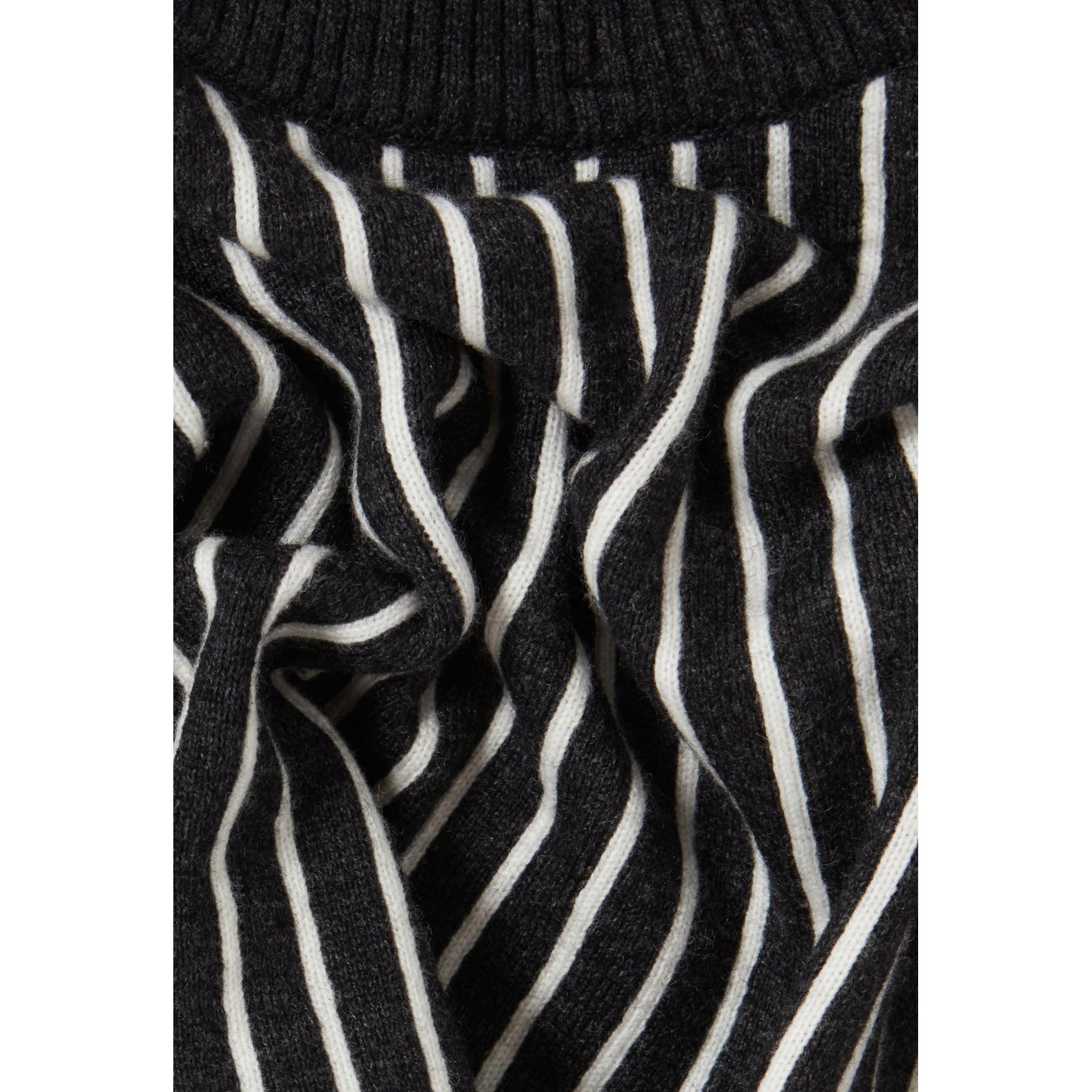 Pull Rayé Sans Manches Maille