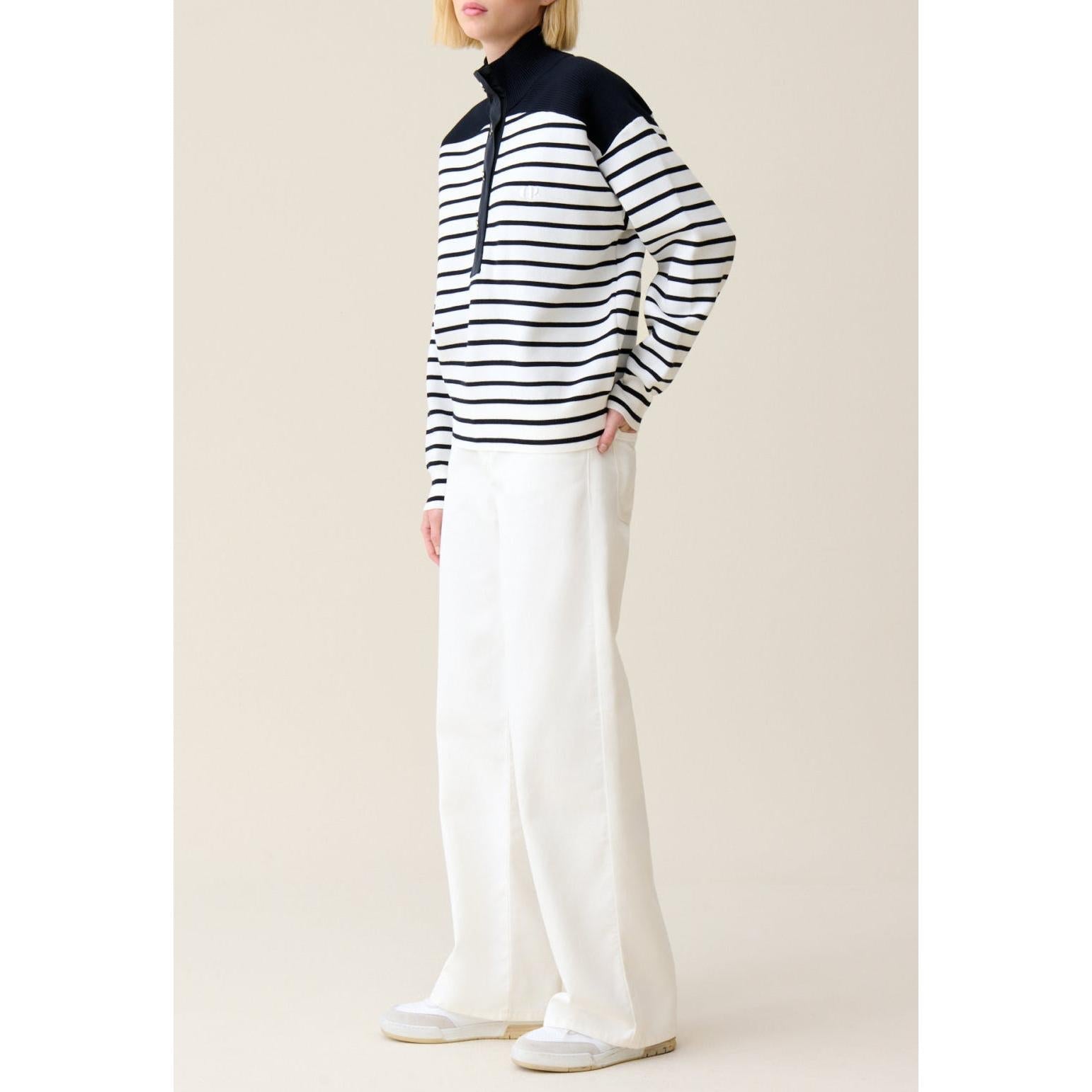 Claudie Pierlot - Minimum Marinière sweatshirt