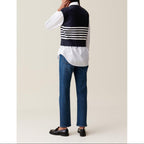 Jersey Jean Toto a Rayas Sin Mangas