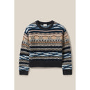 Pull Court Rayures À Motifs