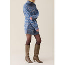 Claudie Pierlot - Robe Courte Laine Col Roulé