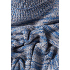 Robe Courte Laine Col Roulé