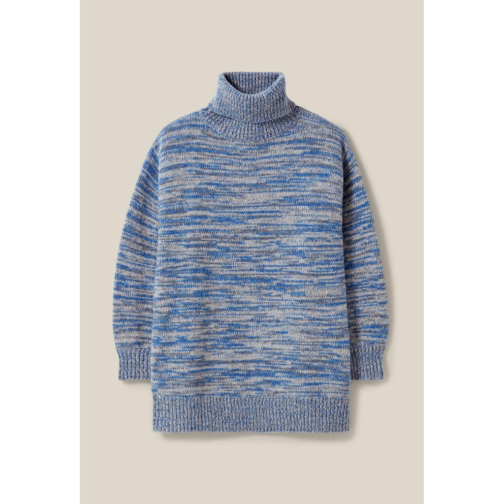 Robe Courte Laine Col Roulé