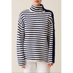 Claudie Pierlot - Pull Marinière Col Montant
