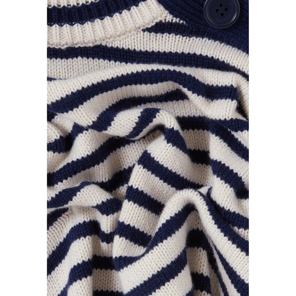 Pull Marinière Col Montant