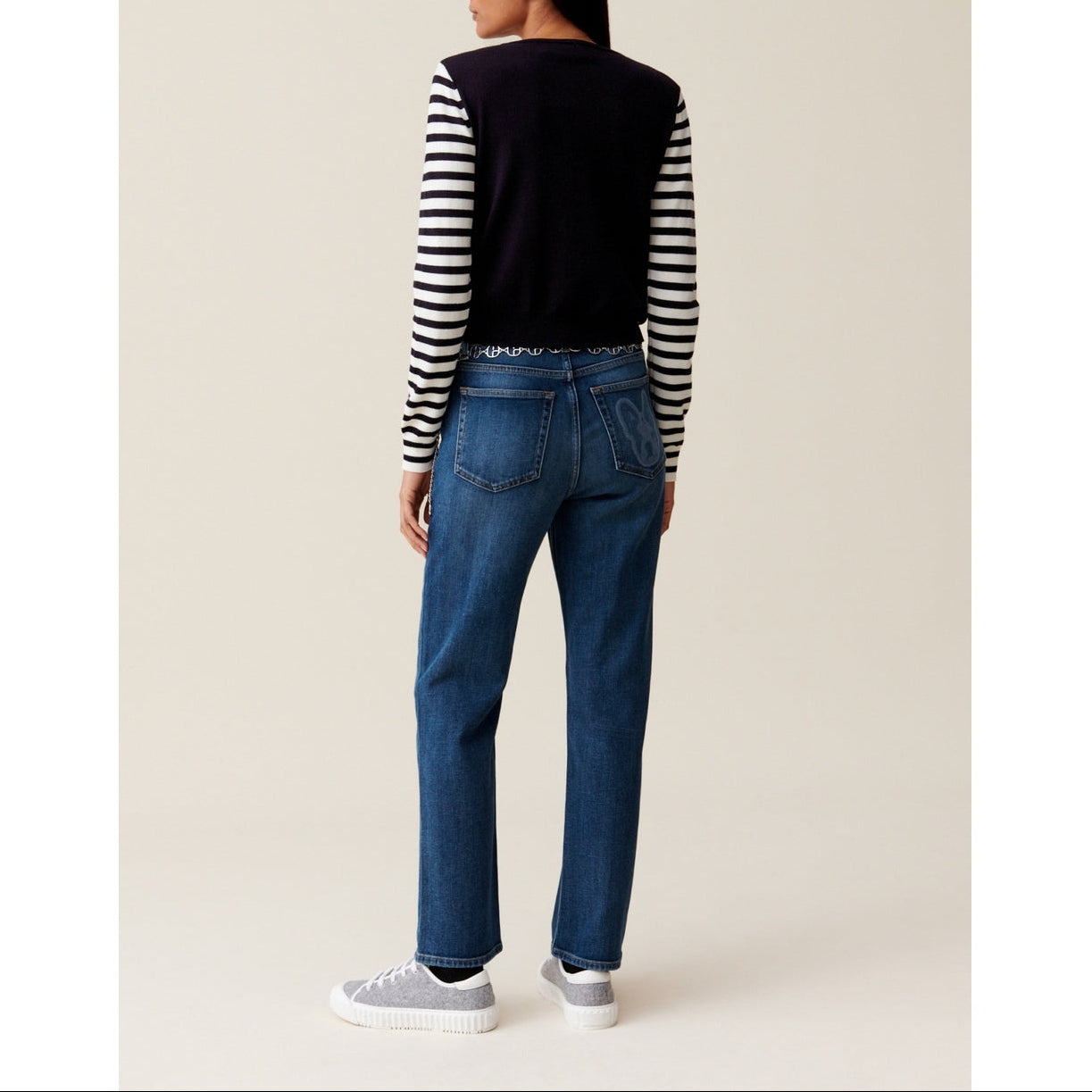 Pull Monalongmariniere Bicolore