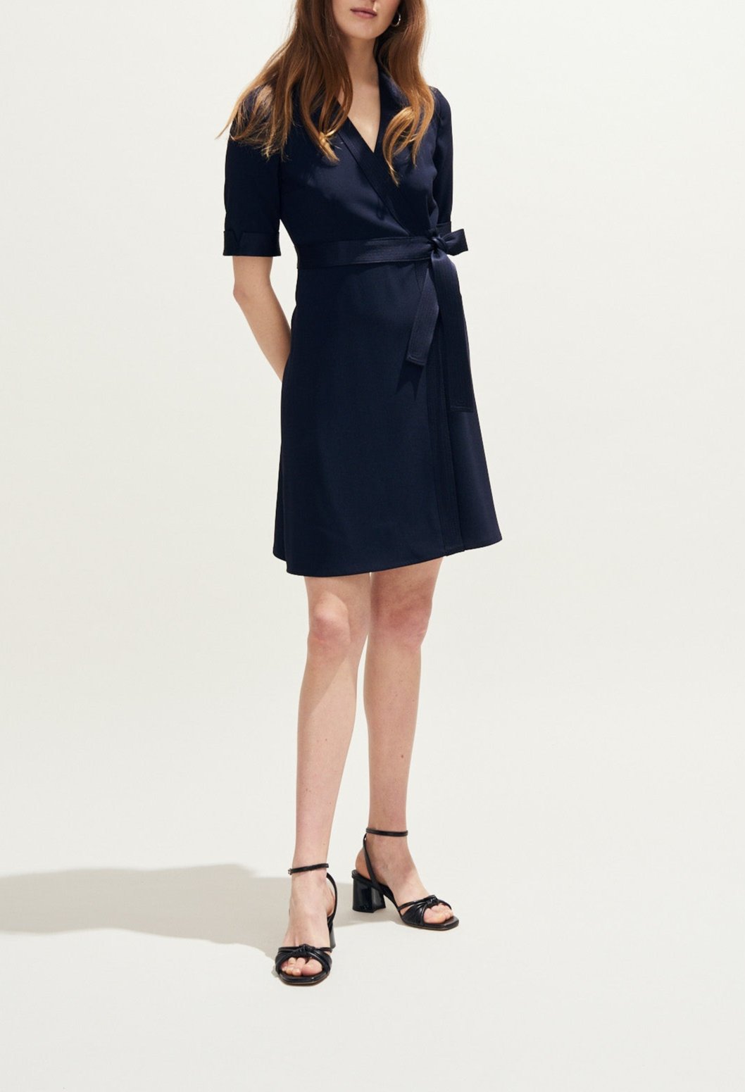 C&T Dress - Rosilea - Navy