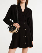 Claudie Pierlot - C&T Dress - Rasberry - Black