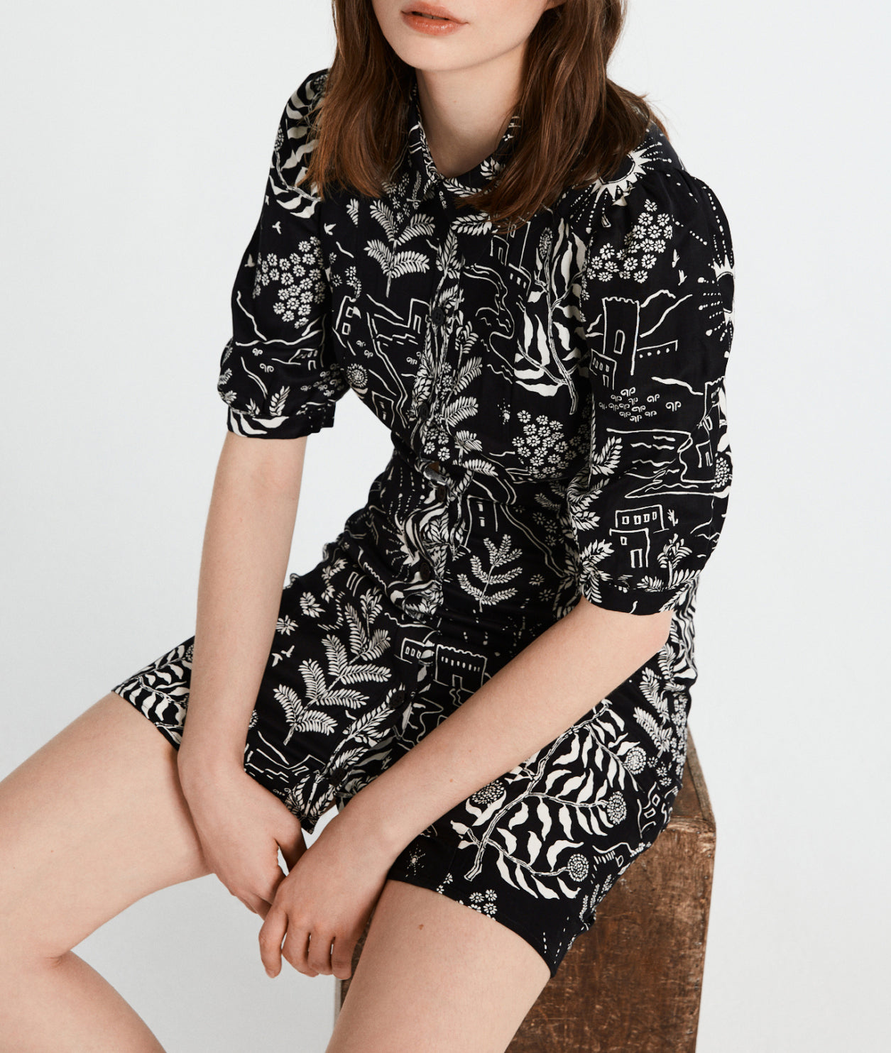 C&T Dress - Reflet - Dark Print