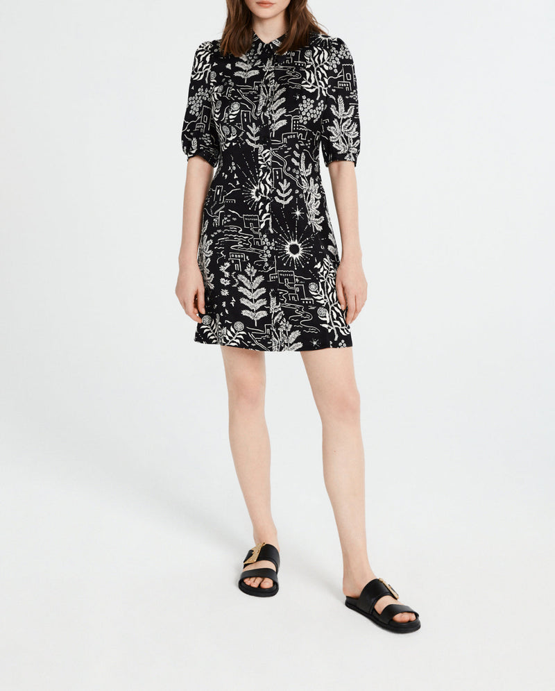 C&T Dress - Reflet - Dark Print