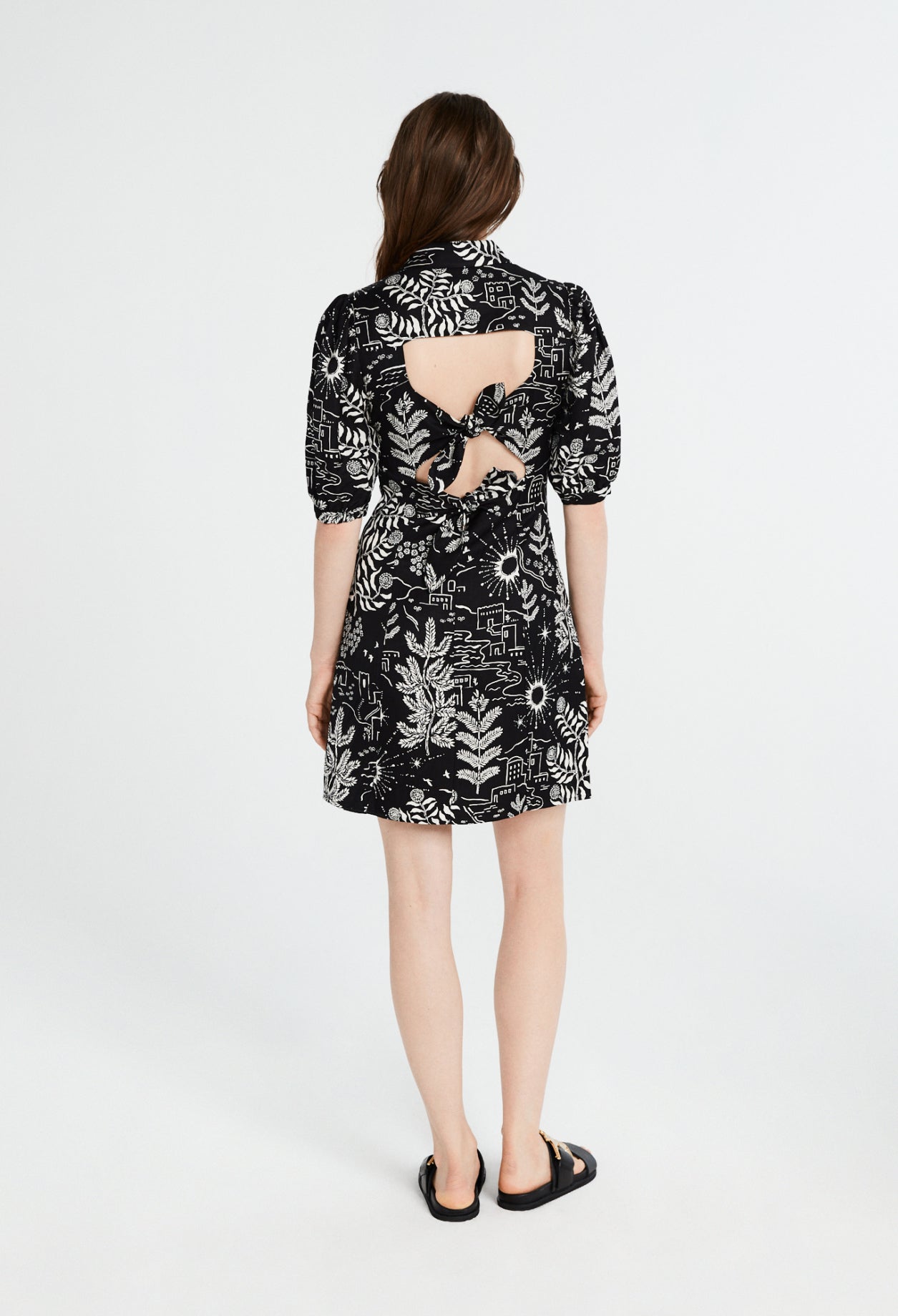 C&T Dress - Reflet - Dark Print