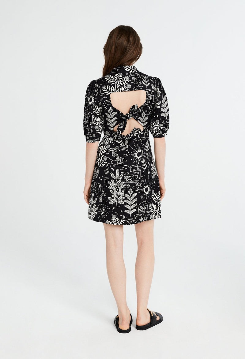 C&T Dress - Reflet - Dark Print