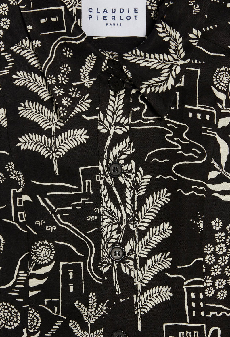 C&T Dress - Reflet - Dark Print