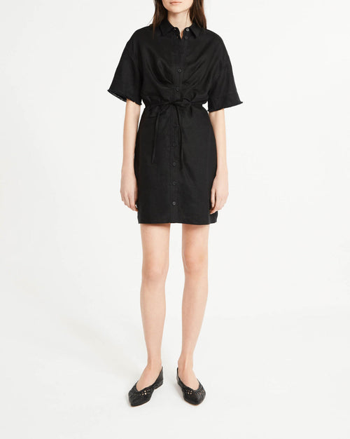 Claudie Pierlot - Short Fishnet Dress - Black
