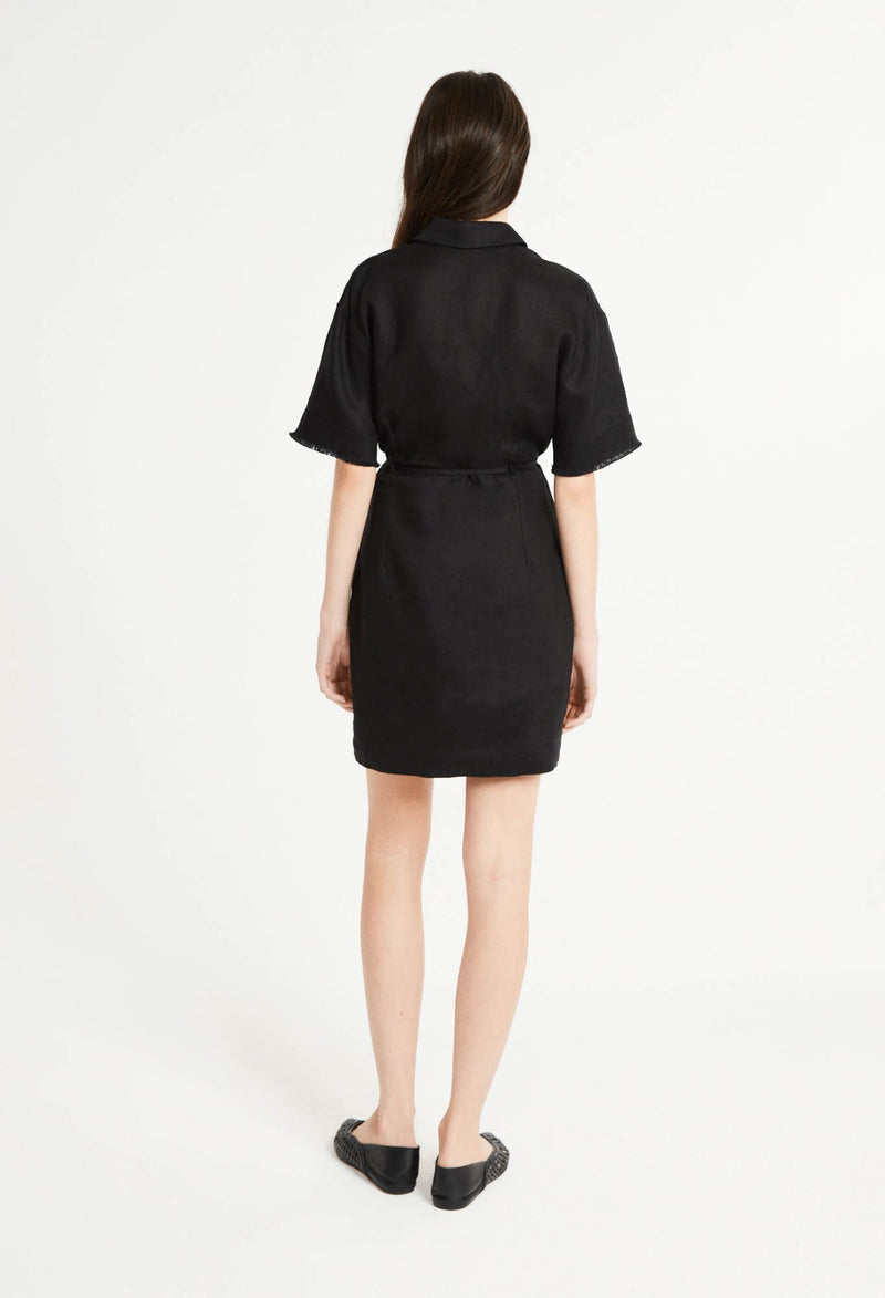 Robe Courte Resille - Noir