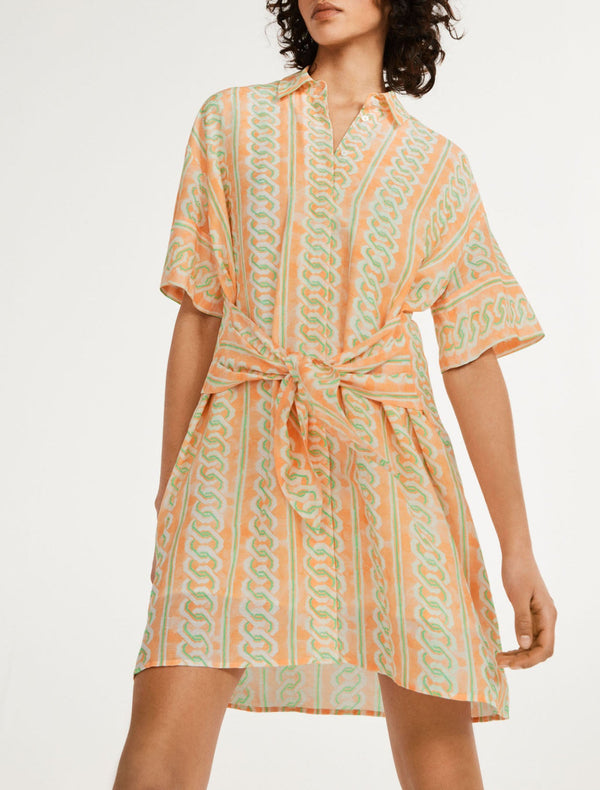 Vestido C&T - Romilio - Estampado ligero