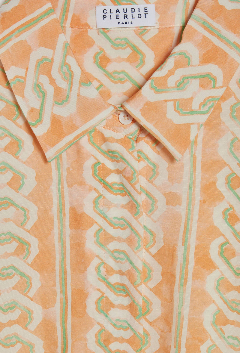 Vestido C&T - Romilio - Estampado ligero