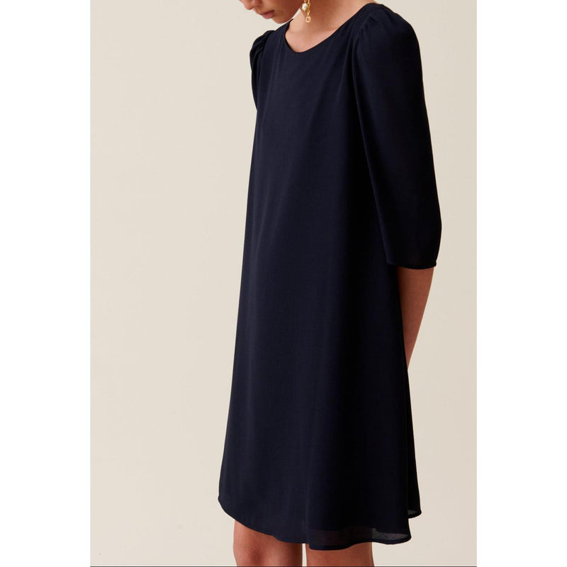 Navy Blue Rififi Short Dress