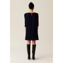 Navy Blue Rififi Short Dress