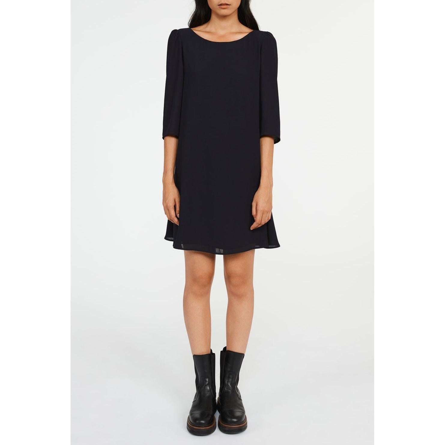 Navy Blue Rififi Short Dress