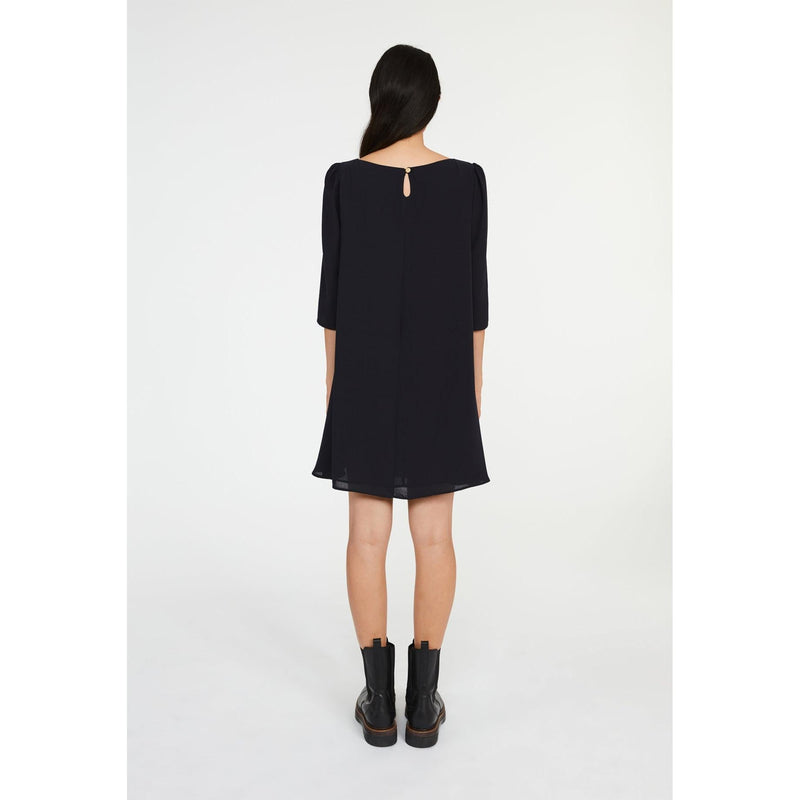 Navy Blue Rififi Short Dress