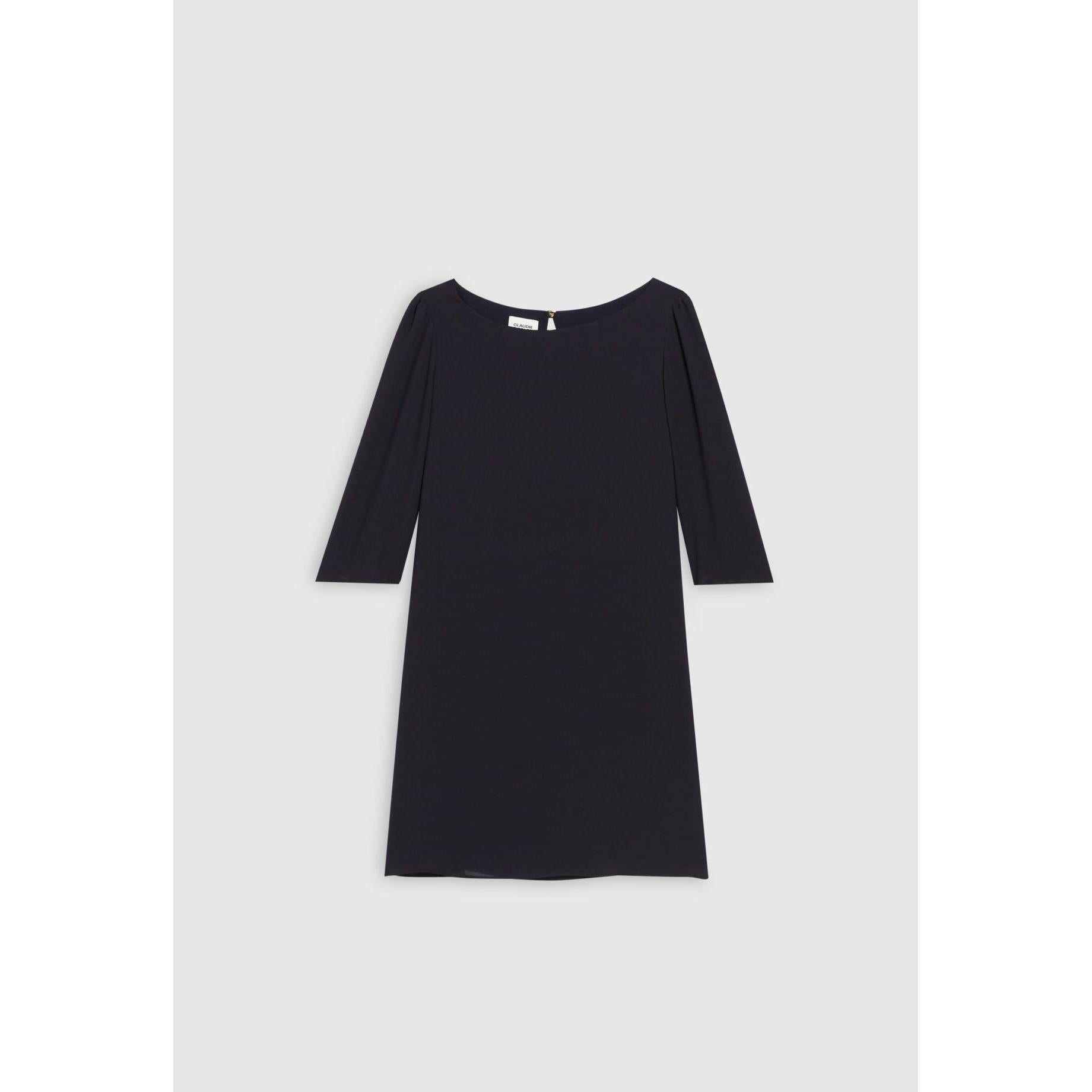 Navy Blue Rififi Short Dress