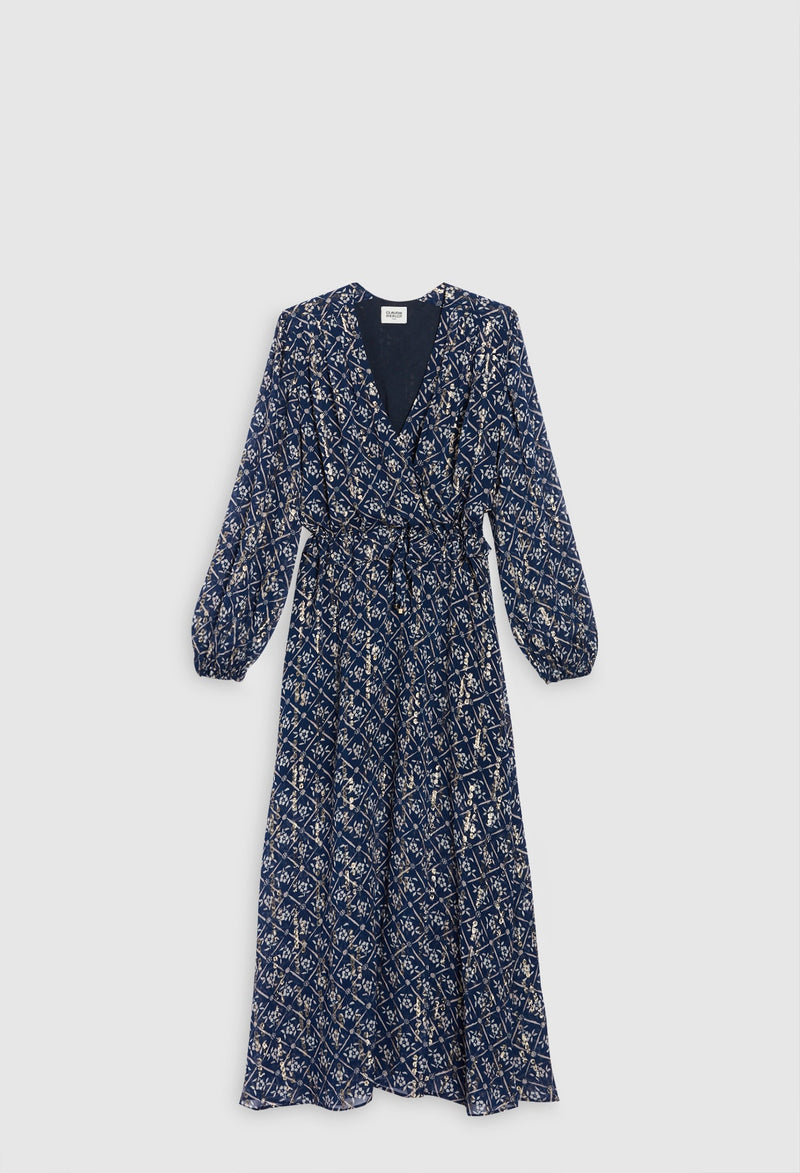 Claudie Pierlot - Robe C&T - Rivage - Print Fonce